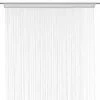 ATMOSPHERA Lot 2x Rideau Fils - 90 X 200 Cm - Blanc