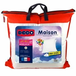 DODO Lot De 2 Oreillers Moelleux En Polyester 500g/m2 MAISON