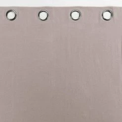 Paris Prix Rideau à Oeillets Panama 140x240cm Gris -Auchan Boutique B2CD 68