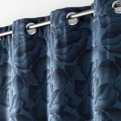 Paris Prix Rideau à Œillets Rosalina 140x280cm Bleu Navy 6 Paris Prix Rideau à Œillets Rosalina 140x280cm Bleu Navy -Auchan Boutique B2CD 680