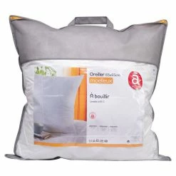 ACTUEL Oreiller Confort Moelleux Uni En Polycoton à Bouillir