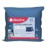 BLANREVE Lot De Oreillers Confort Moelleux Bicolore En Microfibre -Auchan Boutique B2CD 6845