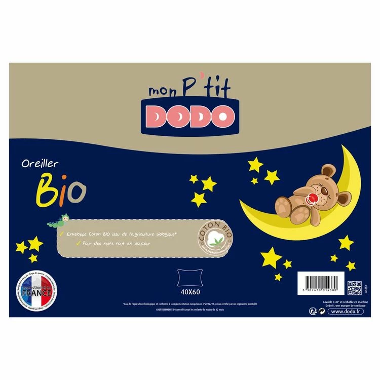 DODO Oreiller P'tit DODO Bio 4 DODO Oreiller P'tit DODO Bio – Image 2