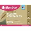 BLANREVE Traversin Moelleux 100% Plumes Véritables NATUREL -Auchan Boutique B2CD 6963