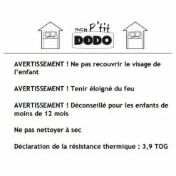 DODO Oreiller DODO P'TIT BOUT MULTI LAV -Auchan Boutique B2CD 6998