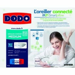 DODO Oreiller Connecté IX21 - Le Coach De Votre Sommeil -Auchan Boutique B2CD 7067