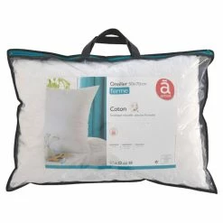 ACTUEL Oreiller Soutien Ferme En Coton 57 Fils