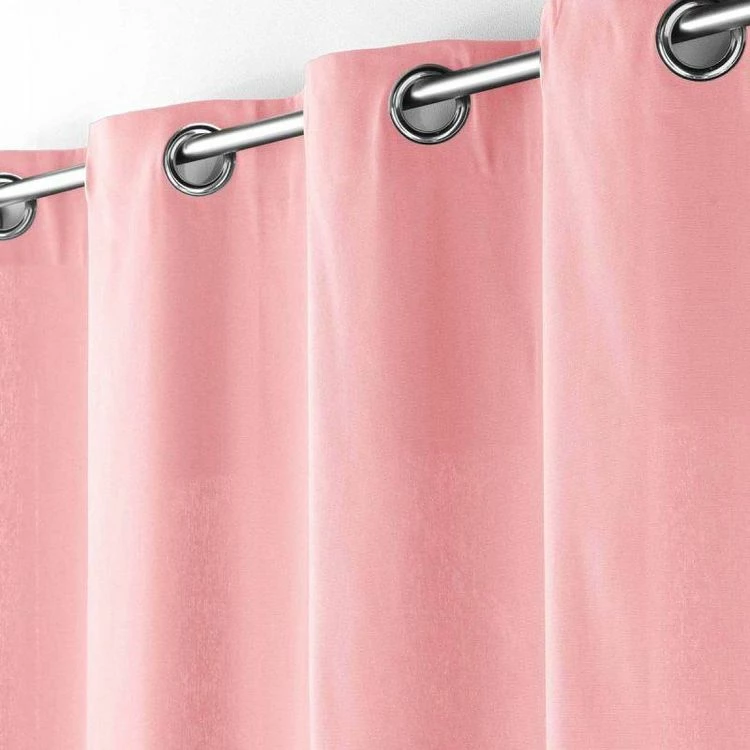 Paris Prix Rideau à Oeillets Panama 140x240cm Rose Dragée 4 Paris Prix Rideau à Oeillets Panama 140x240cm Rose Dragée – Image 2