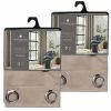 TOILINUX Lot De 2 Rideaux Occultants Louisa - 140 X 260 Cm - Marron Clair