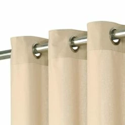 VIDAXL Rideaux Avec Anneaux En Metal 2 Pcs Coton 140x245 Cm Beige 7 VIDAXL Rideaux Avec Anneaux En Metal 2 Pcs Coton 140x245 Cm Beige -Auchan Boutique B2CD 742