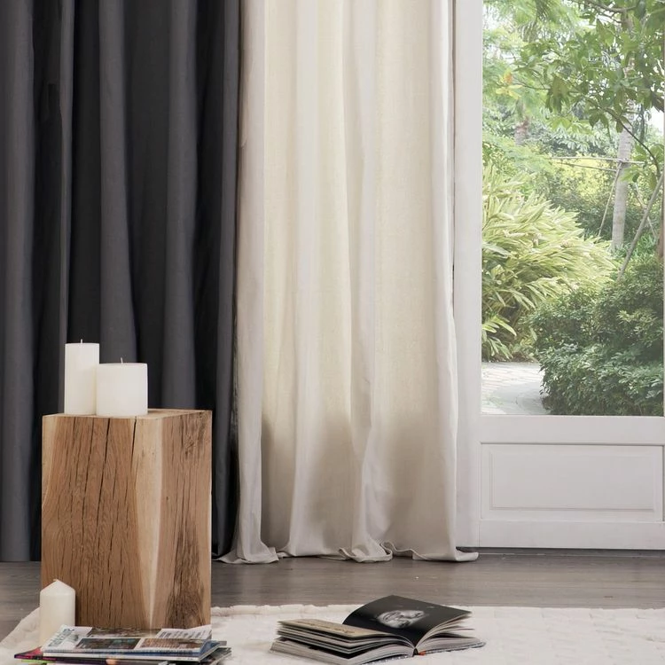 ATMOSPHERA Rideau Panama - 140 X 260 Cm - Ivoire 4 ATMOSPHERA Rideau Panama - 140 X 260 Cm - Ivoire – Image 2