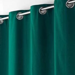 Paris Prix Rideau à Oeillets Panama 140x240cm Vert Emeraude 8 Paris Prix Rideau à Oeillets Panama 140x240cm Vert Emeraude -Auchan Boutique B2CD 782