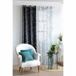 Lovely Casa Rideau à œillets Occultant 135x260 Cm Altea Anthracite 7 Lovely Casa Rideau à œillets Occultant 135x260 Cm Altea Anthracite -Auchan Boutique B2CD 811