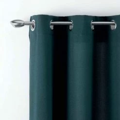 Paris Prix Rideau à Œillets Meliane 140x280cm Pétrole -Auchan Boutique B2CD 825