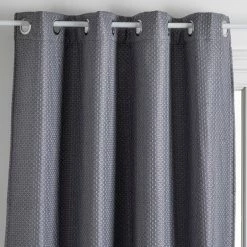 ATMOSPHERA Rideau Occultant à œillets 140x260 Mattone Gris