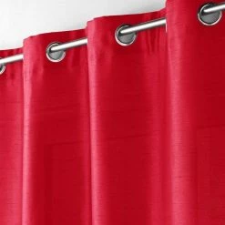 Paris Prix Rideau à Oeillets Shana 140x240cm Rouge -Auchan Boutique B2CD 850