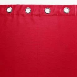 Paris Prix Rideau à Oeillets Shana 140x240cm Rouge -Auchan Boutique B2CD 851