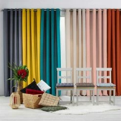 Paris Prix Rideau à Passants Essentiel 140x260cm Terracotta 7 Paris Prix Rideau à Passants Essentiel 140x260cm Terracotta -Auchan Boutique B2CD 858