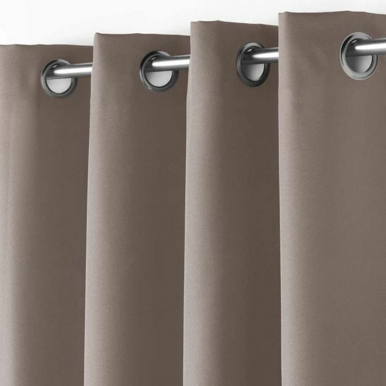Paris Prix Rideau à Oeillets Essentiel 140x280cm Taupe 4 Paris Prix Rideau à Oeillets Essentiel 140x280cm Taupe – Image 2