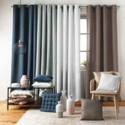 Paris Prix Rideau à Oeillets Essentiel 140x280cm Taupe 9 Paris Prix Rideau à Oeillets Essentiel 140x280cm Taupe -Auchan Boutique B2CD 862