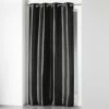 Paris Prix Rideau à Oeillets Shana 140x280cm Noir -Auchan Boutique B2CD 899