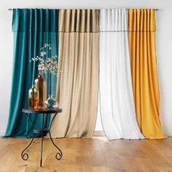 Paris Prix Rideau à Passants Mistraline 140x240cm Kaki -Auchan Boutique B2CD 9