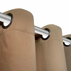 VIDAXL 2 Pcs Rideau Blackout Occultant Creme Avec Œillets En Metal 135x245cm -Auchan Boutique B2CD 929