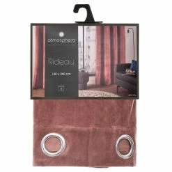 ATMOSPHERA Rideau Lilou - 140 X 260 Cm - Rose Blush -Auchan Boutique B2CD 973