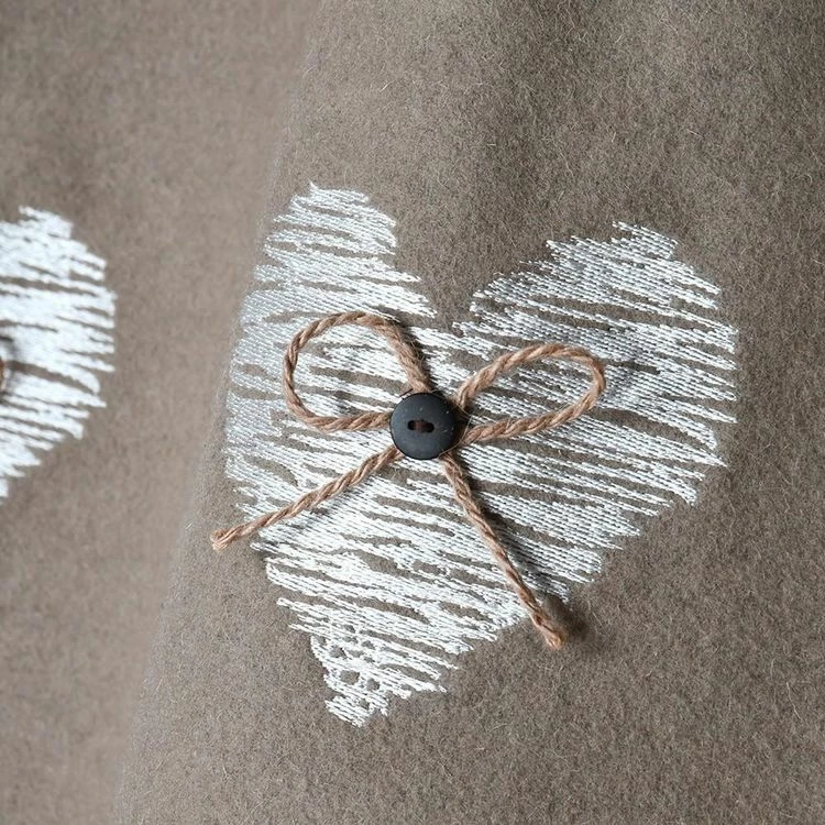 Lovely Casa Rideau à œillets 140x260 Cm Meane Taupe 7 Lovely Casa Rideau à œillets 140x260 Cm Meane Taupe – Image 5